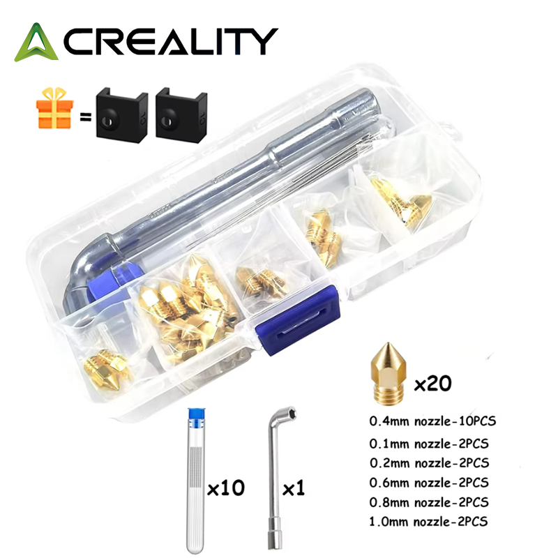 CREALITY 20 piezas MK8 boquill - Creality Printer K1 reseña y precio