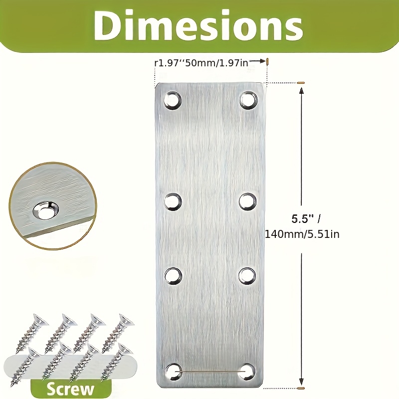 Soportes rectos de Metal de ac - Furniture Hardware Wood reseña y precio