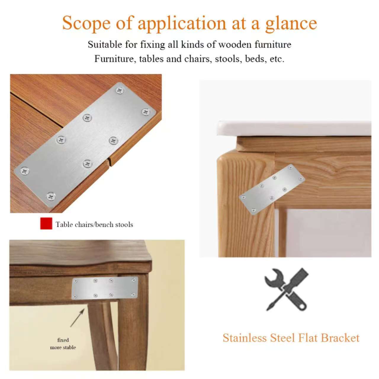 Soportes rectos de Metal de ac - Furniture Hardware Wood reseña y precio