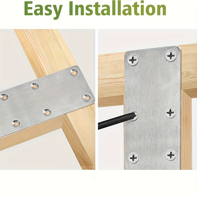 Soportes rectos de Metal de ac - Furniture Hardware Wood reseña y precio