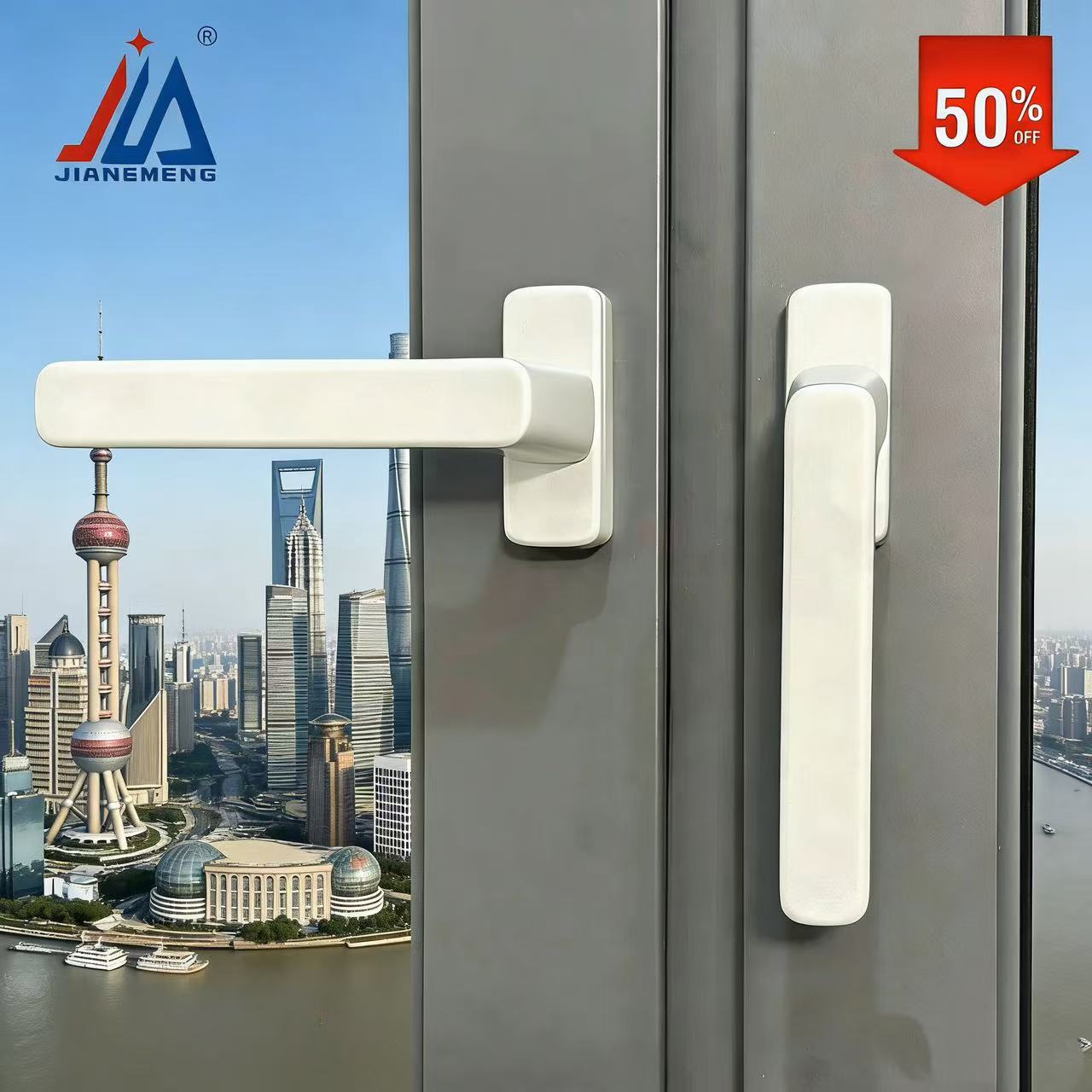Manija cuadrada para ventana,  - Furniture Hardware Supply reseña y precio