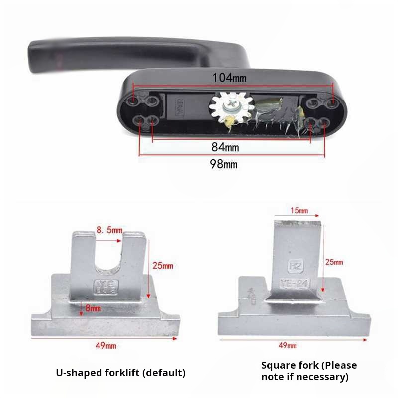 Manija de ventana, puente roto - Furniture Hardware Supply reseña y precio