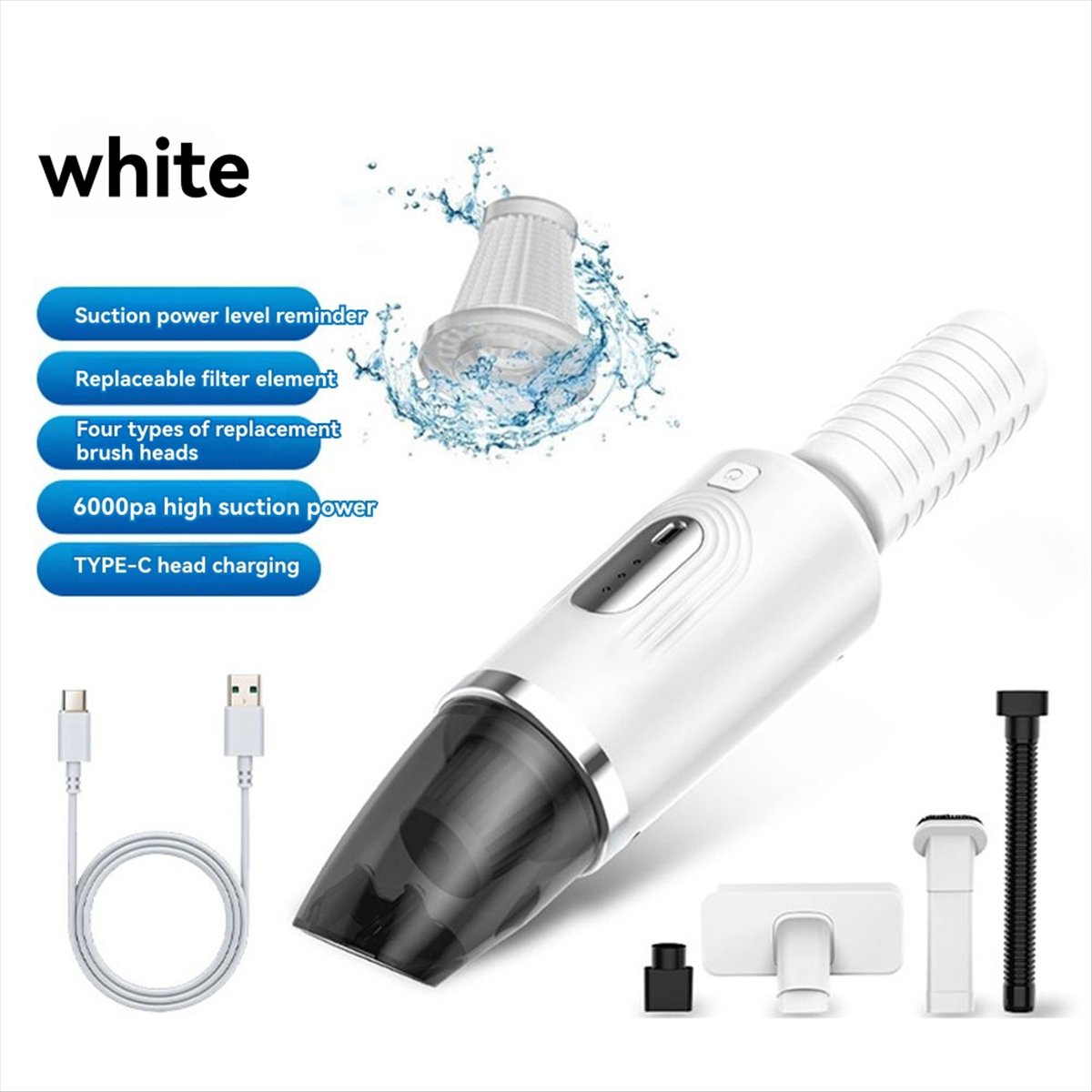 Aspiradora para Auto, Gran Pot - Furniture Hardware Cleaner reseña y precio
