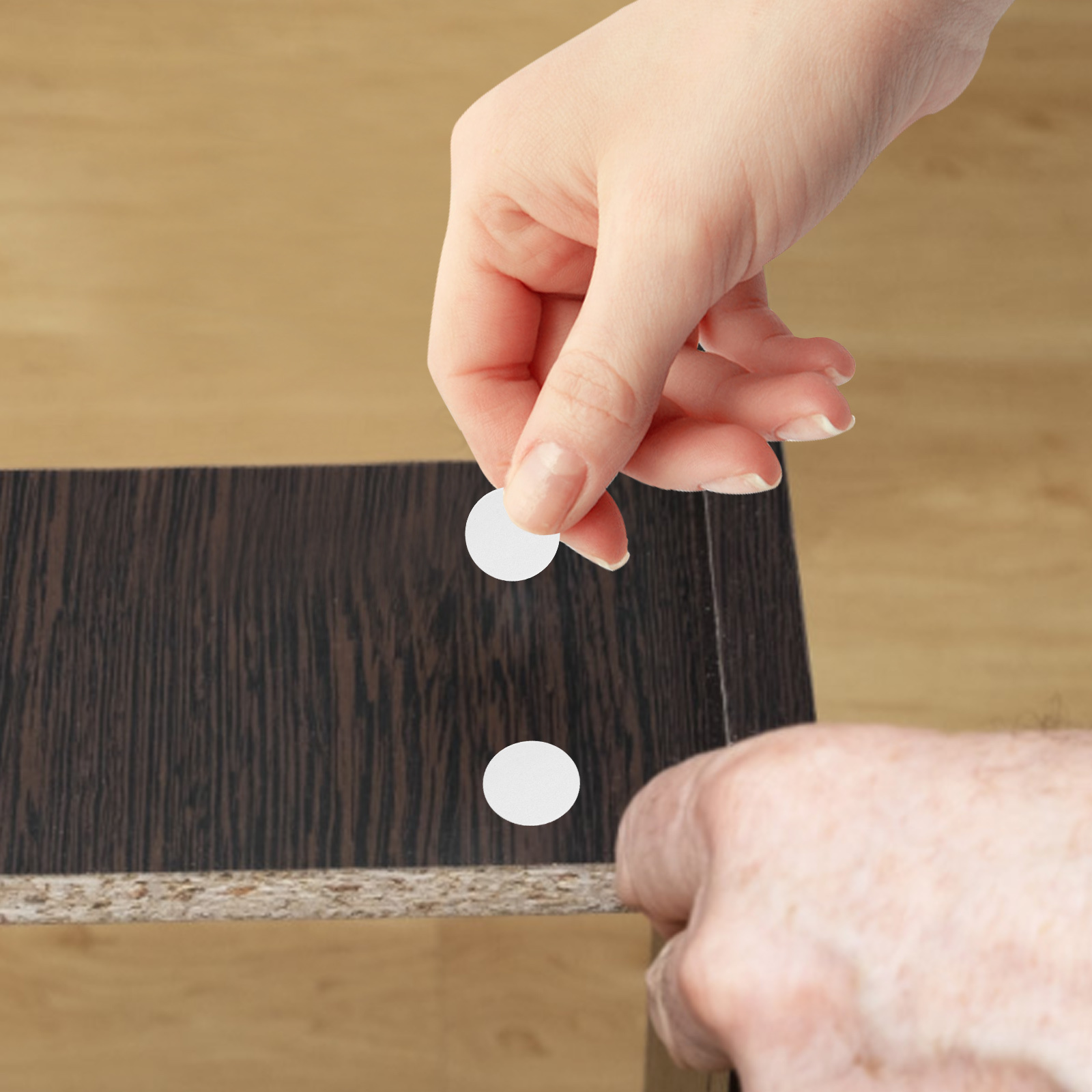 96 Uds. Pegatina de agujero de - Furniture Hardware Wood reseña y precio